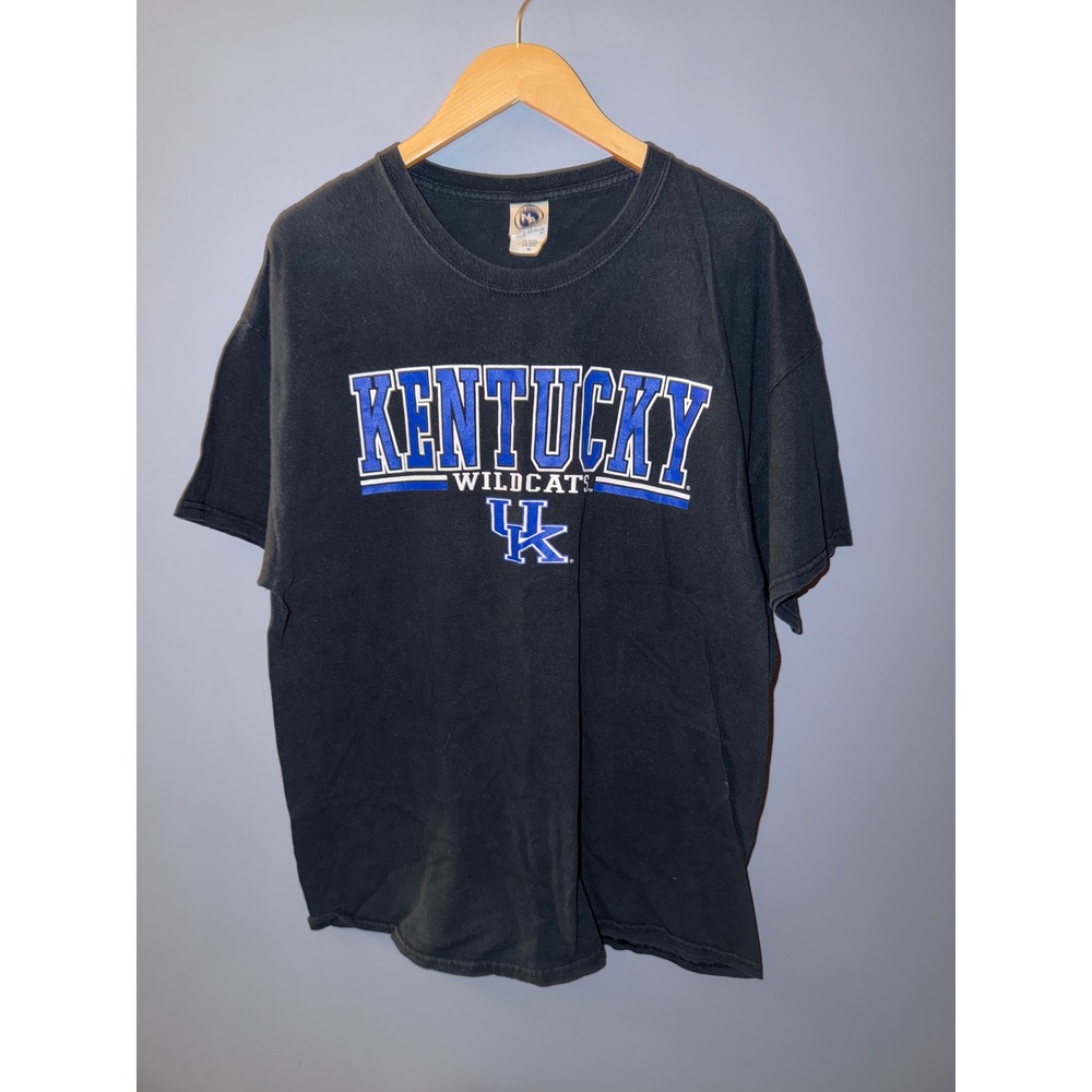 New Agenda Kentucky Wildcats T-Shirt Mens Black NCAA UK Graphic Tee Short Sleeve